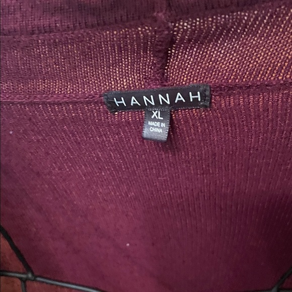 🐟🐟🐟BOGOHO 🐟🐟🐟Women's Burgundy Sweater Cardigan-XL - Picture 6 of 11